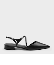 Cordelia コーディリア ポインテッドスリングバックフラット