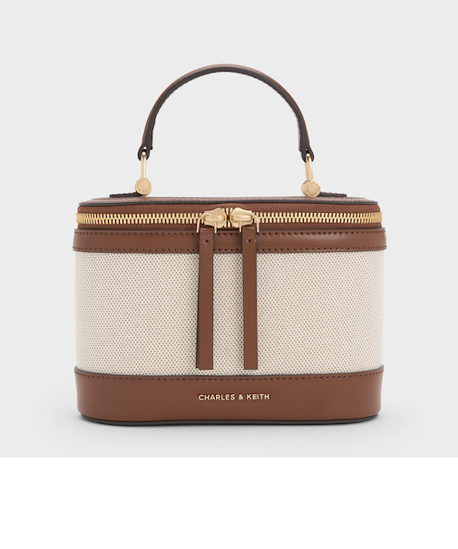 Enola エノラ キャンバストップハンドルバニティーバッグ