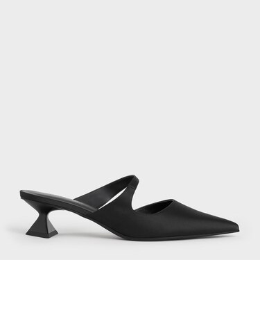 Vada ワーダ アシメトリック スカルプチュアルヒールパンプス