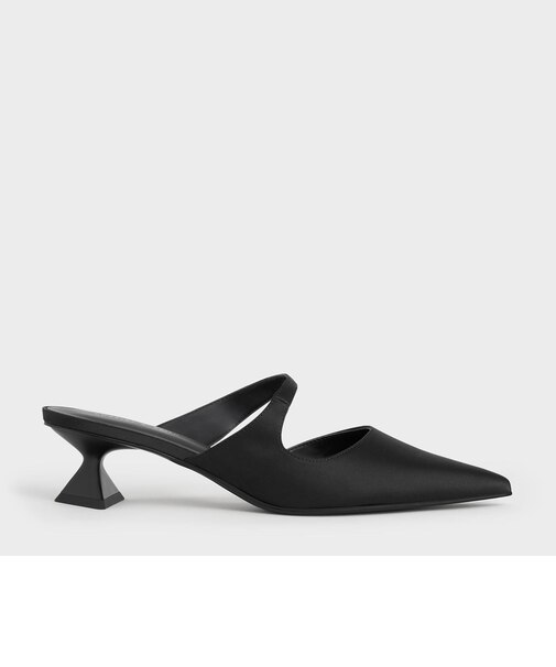 Vada ワーダ アシメトリック スカルプチュアルヒールパンプス