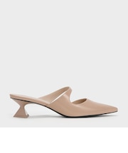 Vada ワーダ アシメトリック スカルプチュアルヒールパンプス