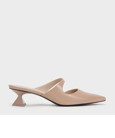 Vada ワーダ アシメトリック スカルプチュアルヒールパンプス