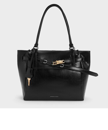 Delfina デルフィナ ベルトトートバッグ