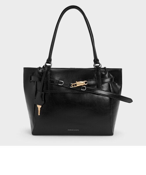 Delfina デルフィナ ベルトトートバッグ