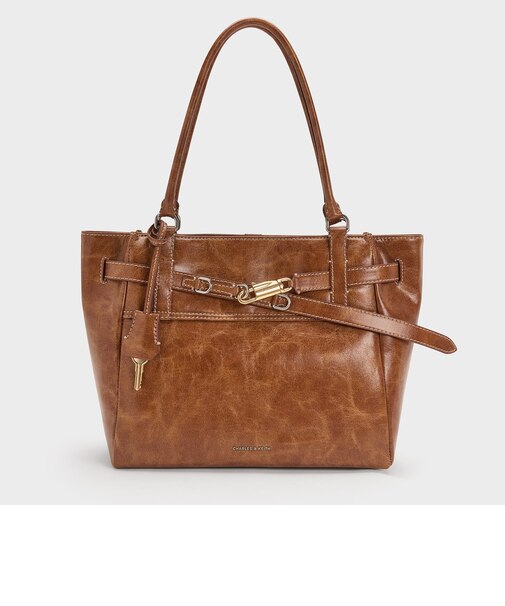 Delfina デルフィナ ベルトトートバッグ