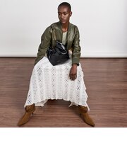 Ciara シアラ ルーシュドホーボーバッグ