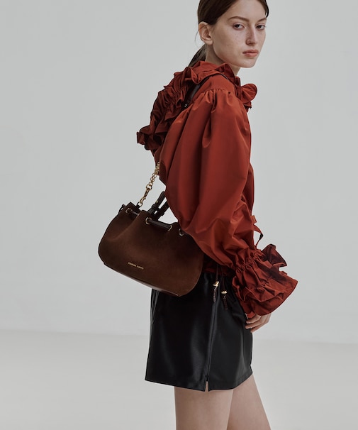 Moxie ミニモキシー ドローストリング バケットバッグ