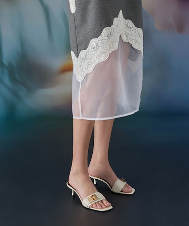 Aelin エイリン キトゥンヒールミュール