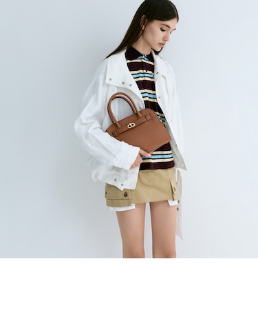 Aubrielle オブリエル ベルトストラクチャー トートバッグ