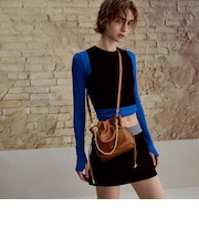 Arya アリア ブレイドストラップ ダブルハンドルクロスボディバッグ