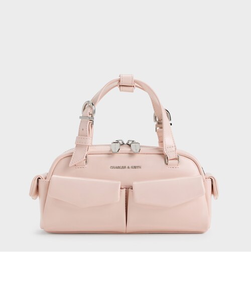 CHARLES & KEITH Rachel マルチポケット ボウリングバッグ Rachel レイチェル マルチポケット ボウリングバッグ｜チャールズ