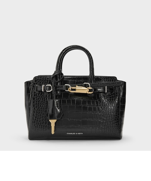 Delfina ミニデルフィナ クロックエフェクト ベルトトートバッグ