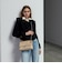 Delfina デルフィナ キルテッド チェーンストラップ ショルダーバッグ