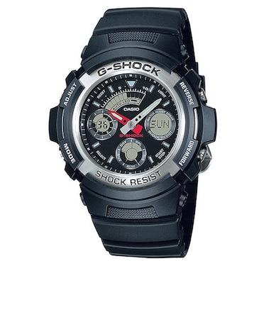 G-SHOCK AW-590-1AJF カシオ メンズ 腕時計 アナデジ ブラック シルバー ベーシック 国内正規品