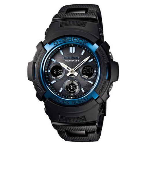 G-SHOCK AWG-M100BC-2AJF カシオ メンズ 腕時計 電波ソーラー ブルー ベーシック 国内正規品