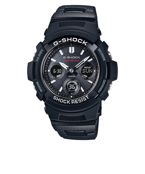 G-SHOCK カシオ CASIO 耐衝撃 防水 腕時計 タフ 電波 AWG-M100SBC-1AJF