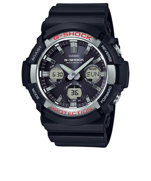 G-SHOCK GAW-100-1AJF カシオ メンズ 腕時計 電波ソーラー ブラック ビッグケース ベーシック 国内正規品