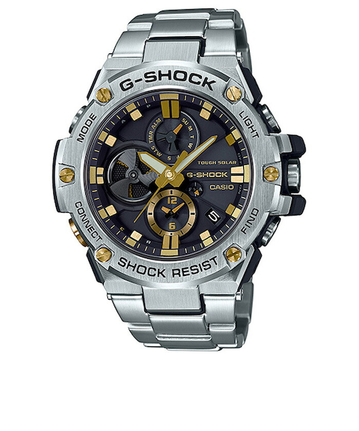 G-SHOCK G-STEEL GST-B100D-1A9JF メンズ 腕時計 ソーラー シルバー メタル クロノグラフ 国内正規品 カシオ