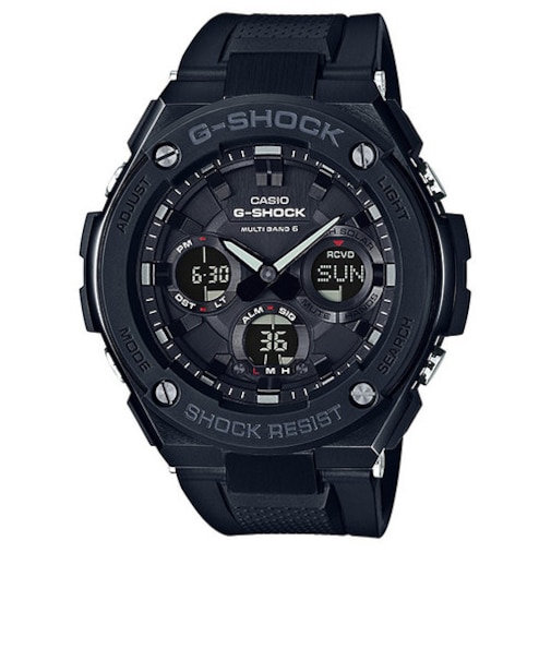 G-SHOCK G-STEEL GST-W100G-1BJF メンズ 腕時計 電波ソーラー アナデジ ブラック 国内正規品 カシオ