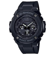 G-SHOCK G-STEEL GST-W300G-1A1JF メンズ 腕時計 電波ソーラー アナデジ ミドルサイズ ブラック メタル 国内正規品 カシオ