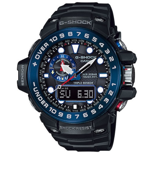 G-SHOCK ガルフマスター GWN-1000B-1BJF メンズ 腕時計 電波ソーラー アナデジ ブラック 日本製 国内正規品 カシオ MASTER OF G