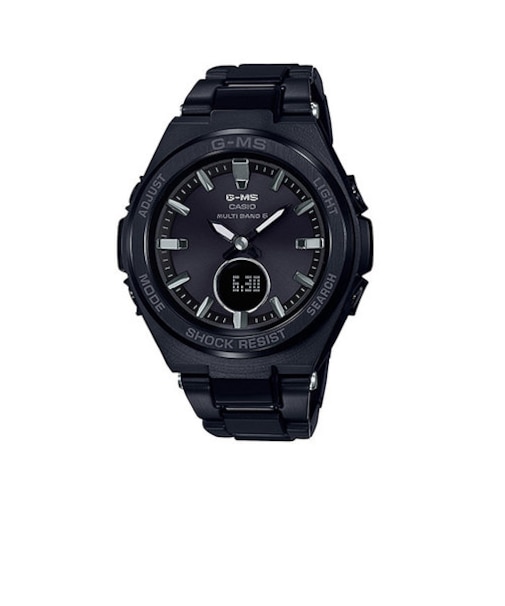 BABY-G G-MS MSG-W200CG-1AJF ベビージー カシオ レディース 腕時計 電波 ソーラー アナデジ ブラック ジーミズ 国内正規品