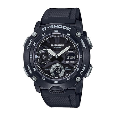 G-SHOCK モノトーンカラー GA-2000S-1AJF メンズ 腕時計 アナデジ カーボンコアガード ブラック 国内正規品 カシオ