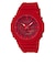 G-SHOCK GA-2100-4AJF メンズ 腕時計 アナデジ レッド カーボンコアガード 耐衝撃 20気圧防水 国内正規品 八角形
