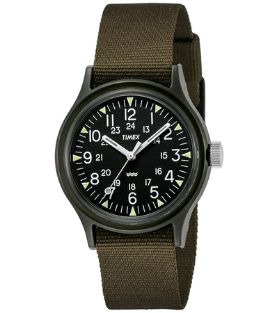 TIMEX タイメックス Camper オリジナルキャンパー TW2P88400 メンズ 腕時計 クオーツ 電池式 ナイロン ブラック グリーン FINEBOYS＋時計vol.20 雑誌掲載