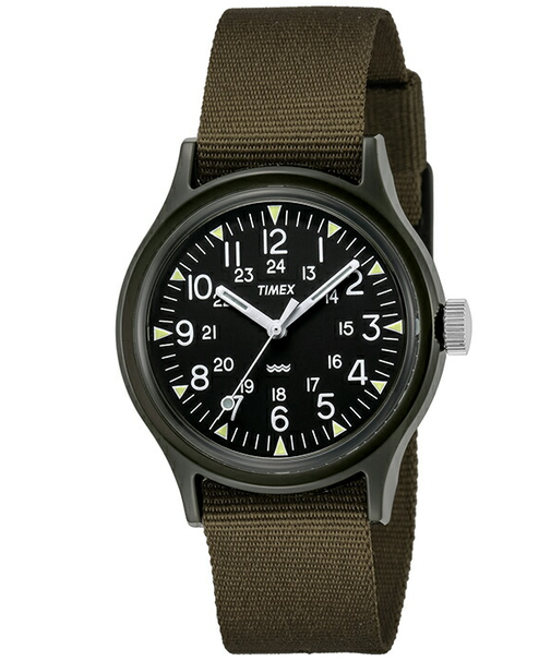 TIMEX タイメックス Camper オリジナルキャンパー TW2P88400 メンズ 腕時計 クオーツ 電池式 ナイロン ブラック グリーン FINEBOYS＋時計vol.20 雑誌掲載