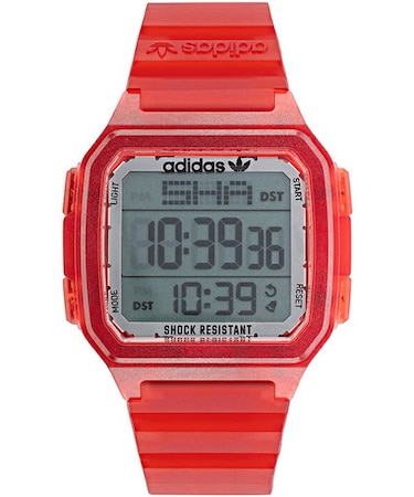 adidas アディダス STREET ストリート DIGITAL ONE GMT デジタルワン GMT AOST22051 メンズ 腕時計 電池式 デジタル ワールドタイム レッド