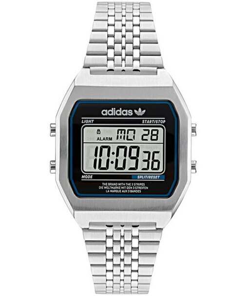 adidas アディダス STREET ストリート DIGITAL TWO デジタルツー AOST22072 メンズ 腕時計 電池式 デジタル ブラック シルバー