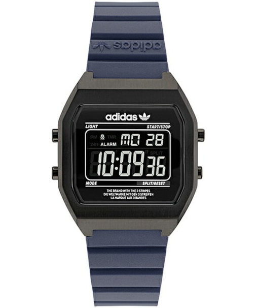 adidas アディダス STREET ストリート DIGITAL TWO デジタルツー AOST22077 メンズ 腕時計 電池式 デジタル ネイビー 樹脂バンド 雑誌掲載