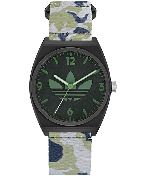 adidas アディダス STREET ストリート PROJECT TWO プロジェクトトゥー AOST22040 メンズ 腕時計 クオーツ 電池式 カモフラージュ ナイロンバンド