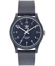 アディダス ストリート プロジェクトワン AOST22043 メンズ 腕時計 ソーラー 海洋プラスチック グレーネイビー 雑誌掲載モデル