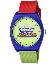 adidas アディダス STREET ストリート PROJECT TWO GRFX プロジェクトツー グラフィック AOST23055 メンズ レディース 腕時計 クオーツ 電池式 レジンバンド グリーン