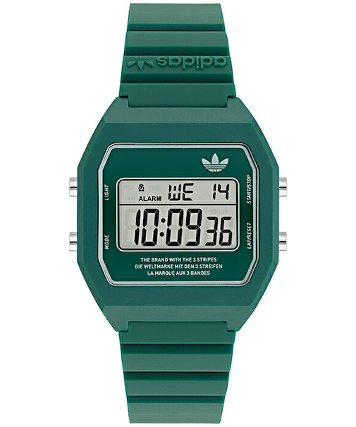 adidas アディダス STREET ストリート DIGITAL TWO デジタルツー AOST23558 メンズ レディース 腕時計 電池式 デジタル 樹脂ベルト グリーン