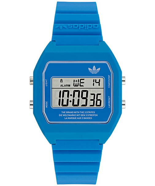 adidas アディダス STREET ストリート DIGITAL TWO デジタルツー AOST23559 メンズ レディース 腕時計 電池式 デジタル 樹脂ベルト ブルー