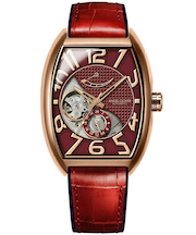 エンジェルクローバー DOUBLE PLAY AUTOMATIC ダブルプレイ オートマチック DPA38PRE-RE メンズ 腕時計 トノー 機械式 自動巻き 革ベルト レッド