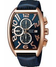 エンジェルクローバー ダブル プレイ ソーラー DPS38PNV-NV メンズ 腕時計 革ベルト ネイビー クロノグラフ トノー