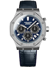 エンジェルクローバー Exventure Solar エクスベンチャーソーラー EVS43S-NV メンズ 腕時計 ソーラー クロノグラフ 革ベルト ネイビー