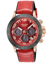 エンジェルクローバー LUCE SOLAR ルーチェ ソーラー LUS44PRE-RE メンズ 腕時計 革ベルト セラミックベゼル レッド 雑誌掲載