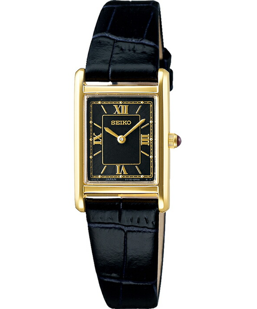セイコー セレクション nano・universe レディース 腕時計 ソーラー 革ベルト ブラック STPR070