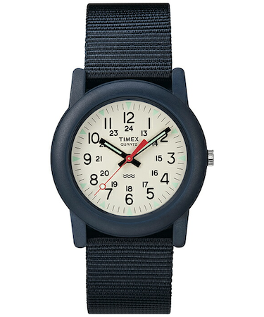 タイメックス Camper キャンパー 34mm 日本限定モデル TW2P59900 メンズ レディース 腕時計 クオーツ 電池式 ナイロンバンド ブルー