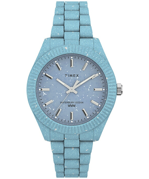 TIMEX タイメックス WATERBURY OCEAN ウォーターベリー オーシャン TW2V33200 メンズ 腕時計 電池式 クオーツ ブルー オーシャンバウンド プラスチック