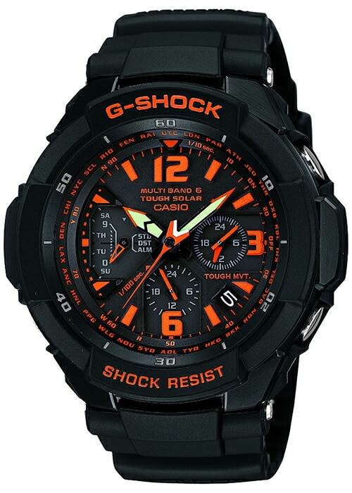 G-SHOCK SKY COCKPIT スカイコックピット GW-3000B-1AJF メンズ 腕時計 電波ソーラー 日本製 国内正規品 カシオ  Master of G｜ザ・クロックハウスの通販｜&mall（アンドモール）三井ショッピングパーク公式通販