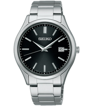 セイコー セレクション Sシリーズ ペア SBPX147 メンズ 腕時計 ソーラー 3針 カレンダー ブラック