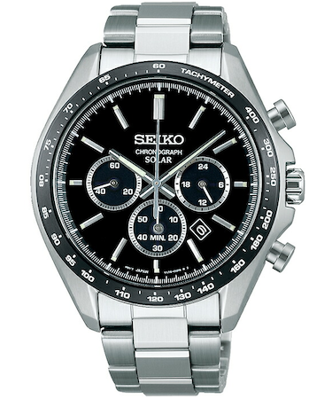 セイコー セレクション Sシリーズ SBPY167 メンズ 腕時計 ソーラー クロノグラフ ブラック