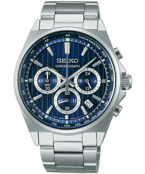 セイコー セレクション Sシリーズ 8Tクロノ SBTR033 メンズ 腕時計 クオーツ クロノグラフ 電池式 ブルーダイヤル