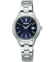 セイコー セレクション Sシリーズ ペア STPX095 レディース 腕時計 ソーラー 3針 カレンダー ネイビー